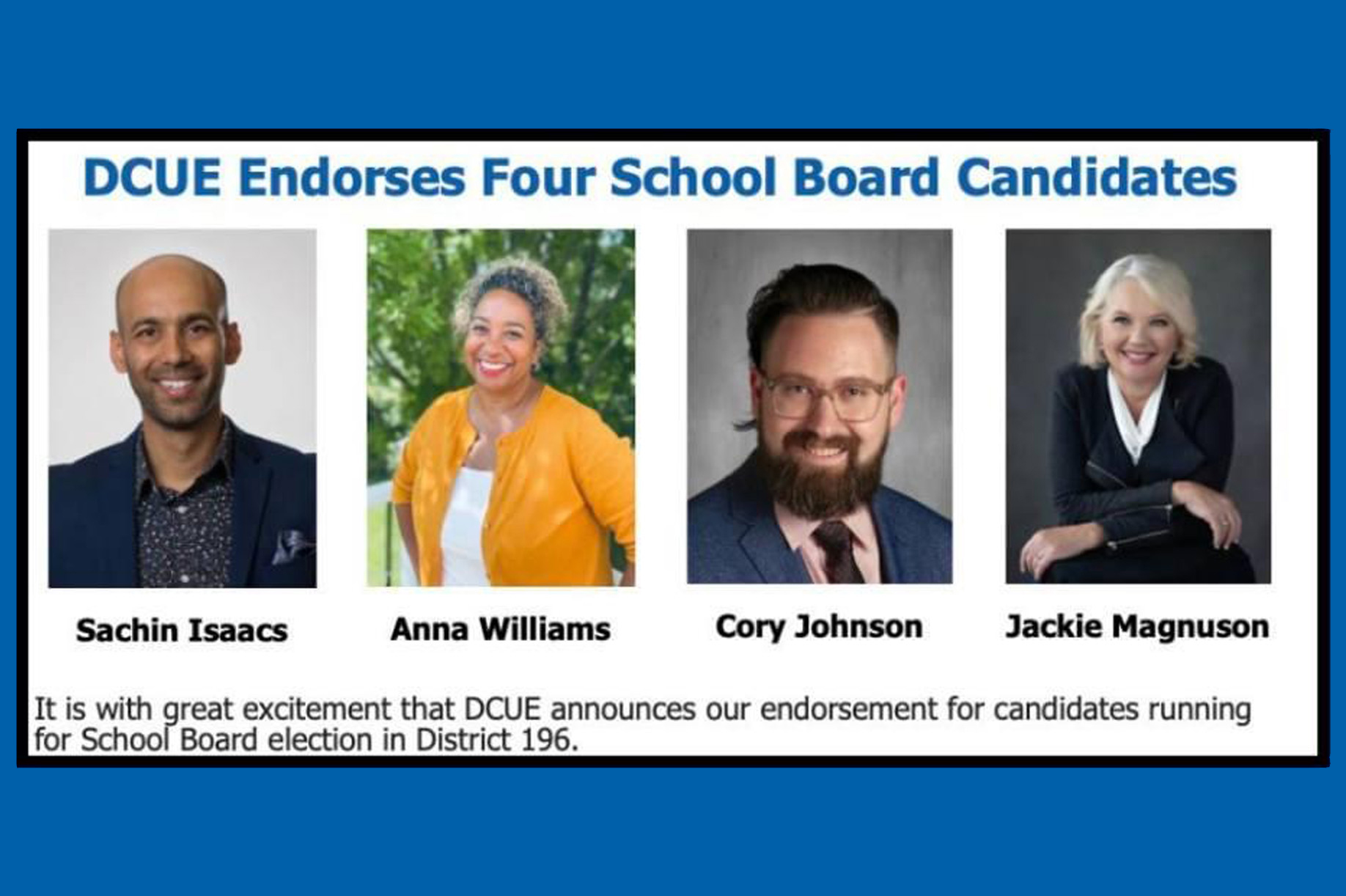 dcue endorsed cadidates